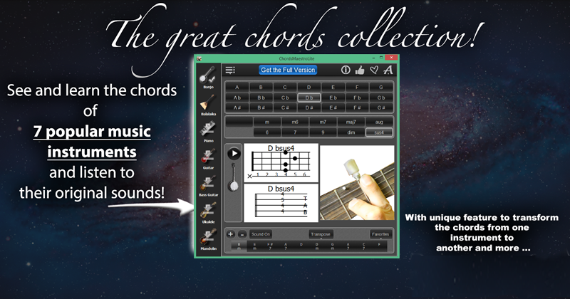 ChordsMaestroLite software