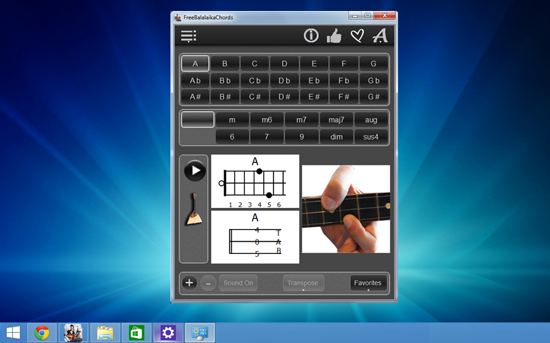 FreeBalalaikaChords software