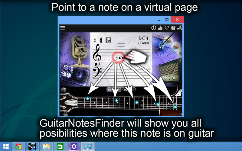 GuitarNotesFinder screen shot