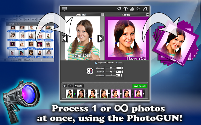 Batch, Blur, Brightness, Contrast, Crop, Effects, Foto, Logo, Photo, Picture, Resize, Rotate, Scale, Tif, Watermark, adjust, bor