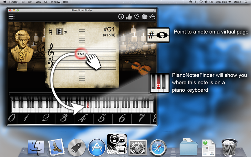 PianoNotesFinder software