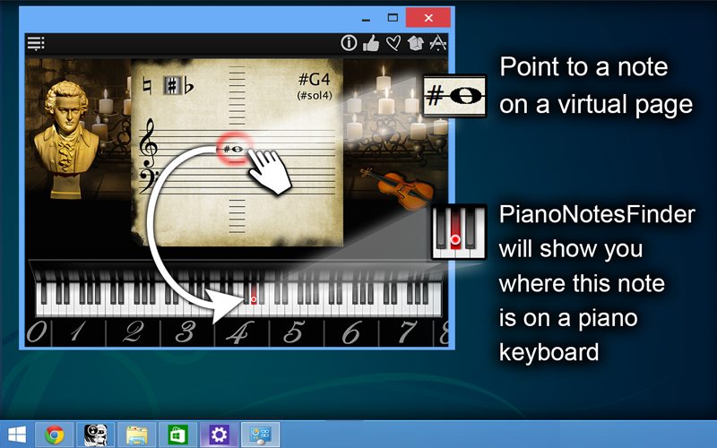 PianoNotesFinder screen shot