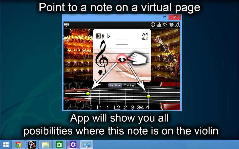 ViolinNotesFinder screen shot